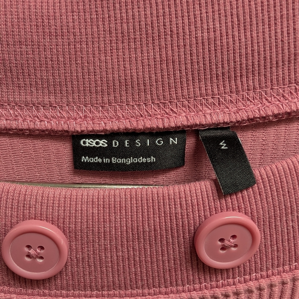 ASOS Pink Button-Detail Top - Picture 3 of 3